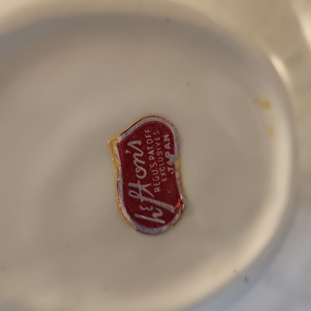 Extremely Rare Vintage Lefton Miss Dainty Candy Dish - Picture 9 of 9